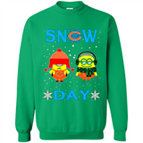 Snow Day Shirt For Chicago Bears Vs Minion Fans pingpong