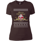 Christmas Santa Goldwyn Mayer Logo - Ladies' Boyfriend T-Shirt