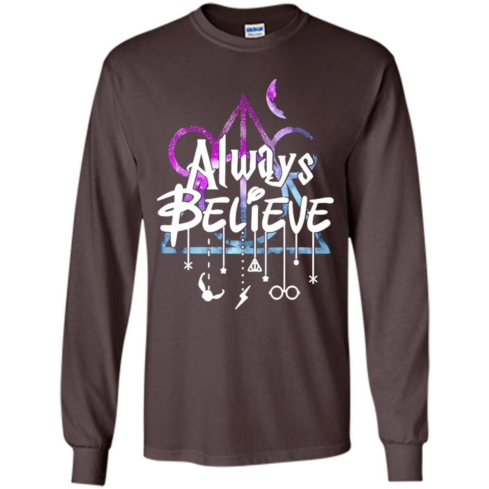HIPPIE MOON MICKEY DEATHLY HALLOWS ALWAYS BELIEVE