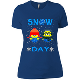 Snow Day Shirt For Detroit Lions Vs Minion Fans pingpong