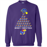 Perfect Kansas Jayhawks Christmas Tree PINGPONG