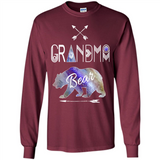 Grandma Bear Shirt Tribal Family Vacation & Camping Tee - Long Sleeve T-Shirt