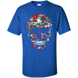 Skull Christmas Decorations Merry Xmas T-Shirt - Shirt