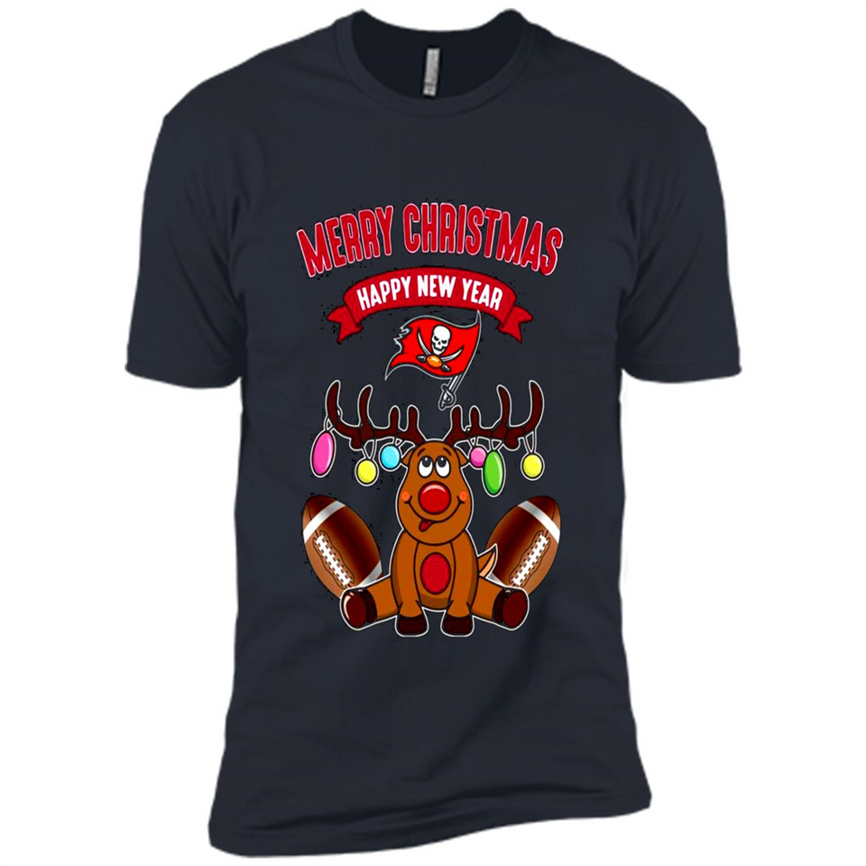 Tampa Bay Buccaneers NFL Reindeer Funny Merry Christmas And Happy New Year