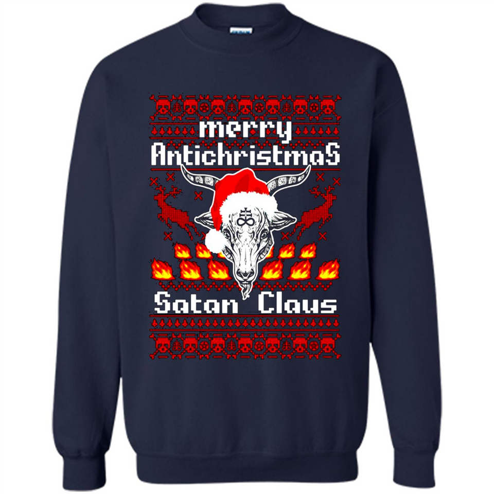 Merry Antichristmas Satan Claus Christmas sweater Sweater PINGPONG