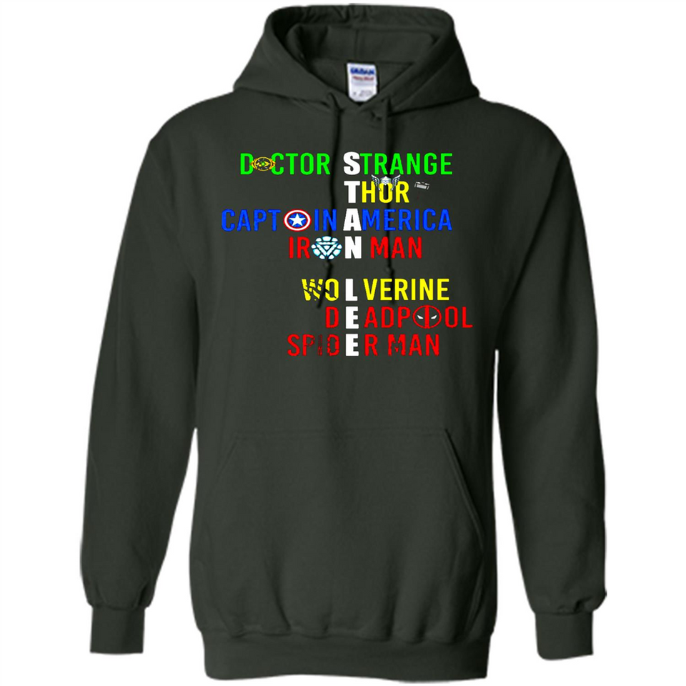 RIP Stan Lee Doctor Strange Thor Caption America Iron Man Shirt PINGPONG - Hoodie