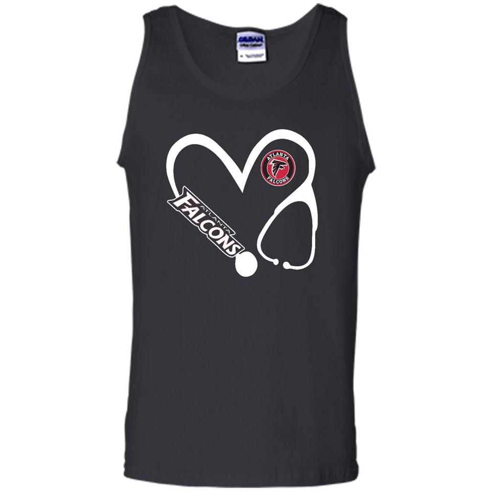 Stethoscope Heart Love Atlanta Falcons For Football Lovers