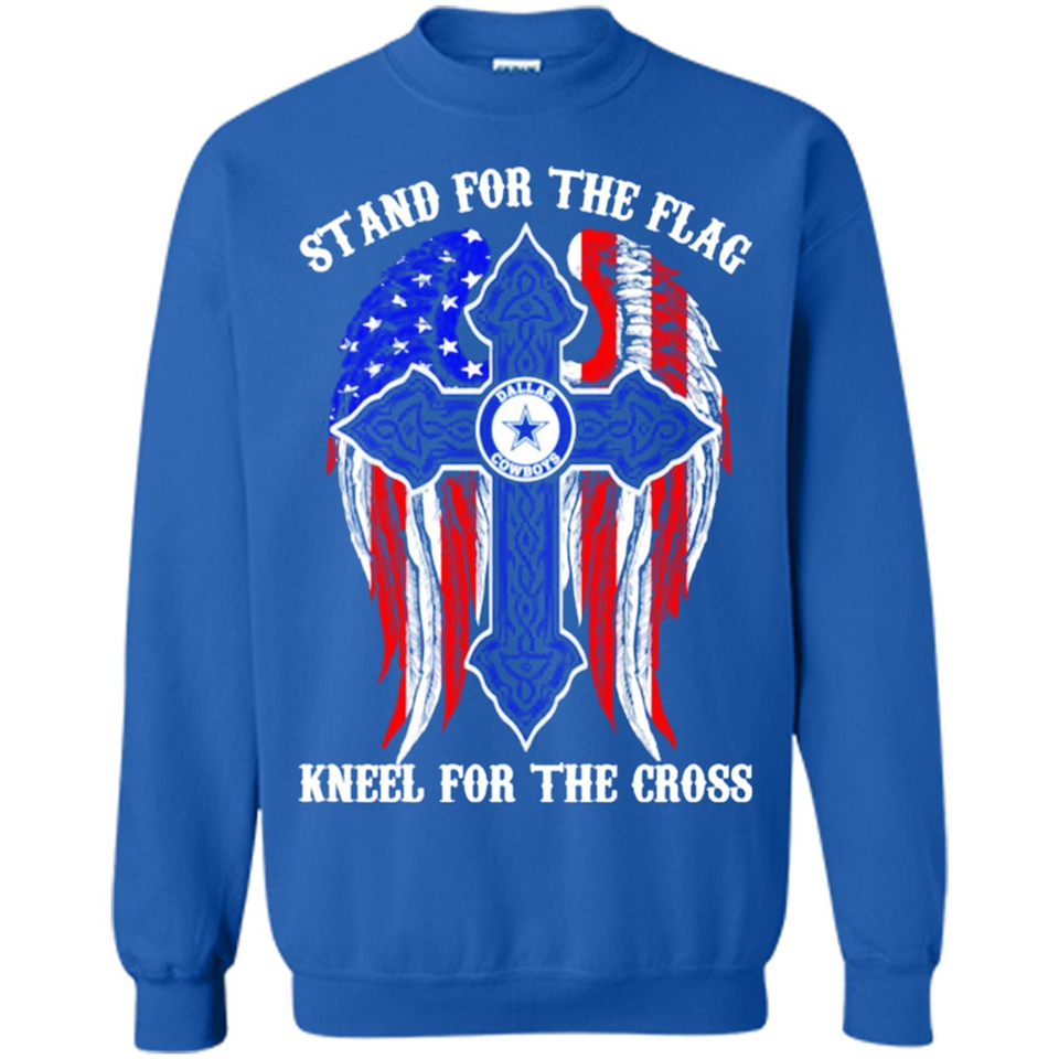 Dallas Cowboys - stand for the flag kneel for the cross
