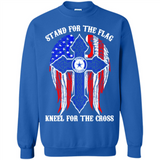 Dallas Cowboys - stand for the flag kneel for the cross