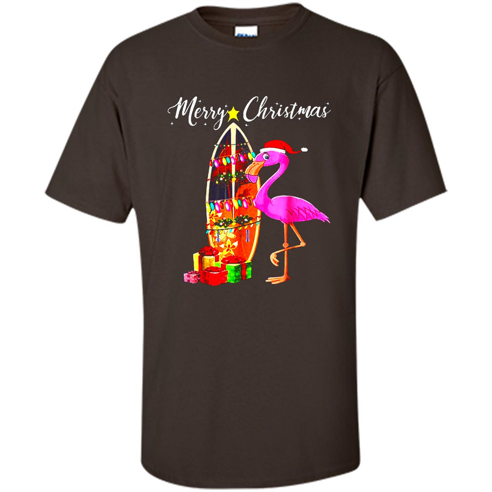 Flamingo Christmas Shirt, Merry Christmas Shirt , Flamingo - Shirt