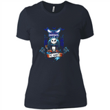 Charlotte Hornets Halloween The Nightmare Before Christmas - Ladies' Boyfriend T-Shirt