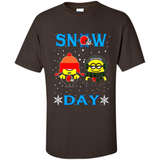 Snow Day Shirt For Cleveland Browns Vs Minion Fans pingpong