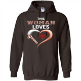 This Woman love Browns NFL football team - Hoodie