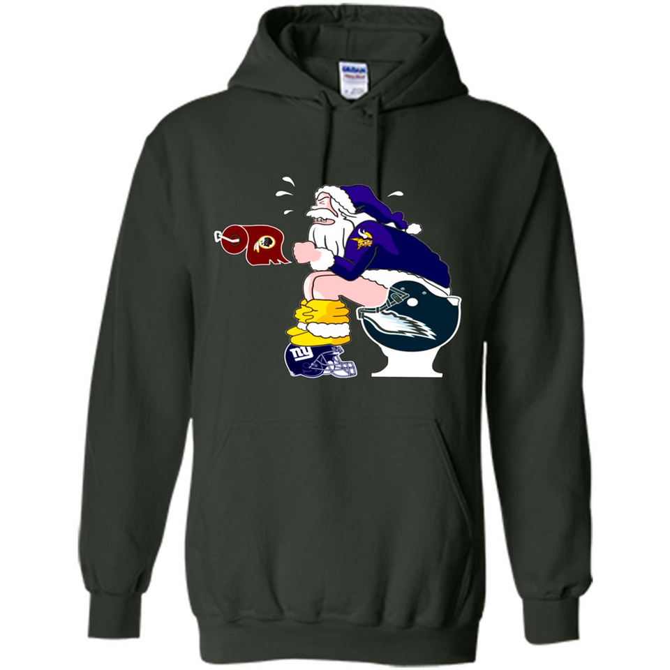 Minnesota Vikings Toilet Santa Claus PINGPONG