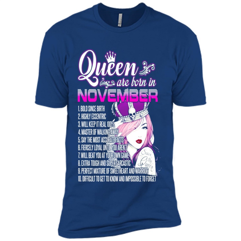 Queens Are Born In November Vintage Birthday