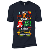 Let's Bake Stuff Drink Hot Cocoa Hallmark-Christmas Movies Sweatshirt PINGPONG