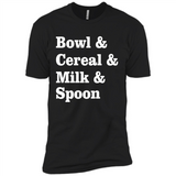 Tasty Cereal Recipe Bowl Milk Spoon