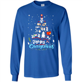 Christmas Ugly Sweater Animal Tree Pine Merry Christmas - Long Sleeve T-Shirt