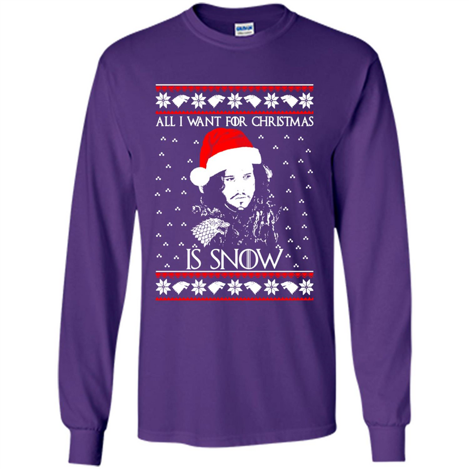 All I Want for Christmas is Snow ugly sweater PINGPONG