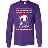 All I Want for Christmas is Snow ugly sweater PINGPONG