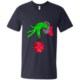 GRINCH HAND HOLDING HOUSTON ROCKETS GLITTER CHRISTMAS PINGPONG