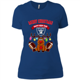 Oakland Raiders NFL Reindeer Funny Merry Christmas And Happy New Year