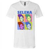Selena Gomez Light Color - Canvas Unisex V-Neck