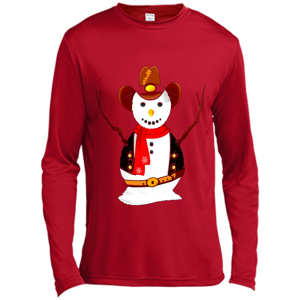 Snowman Cowboy Merry Christmas Xmas