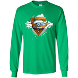 Denver Broncos And Superman Fans - Long Sleeve T-Shirt