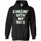 Chillin With My Ho's Funny Christmas - Hoodie