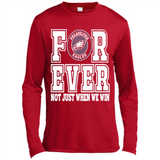 Philadelphia Eagles Forever For ever not just when we win - Canvas Long Sleeve T-Shirt