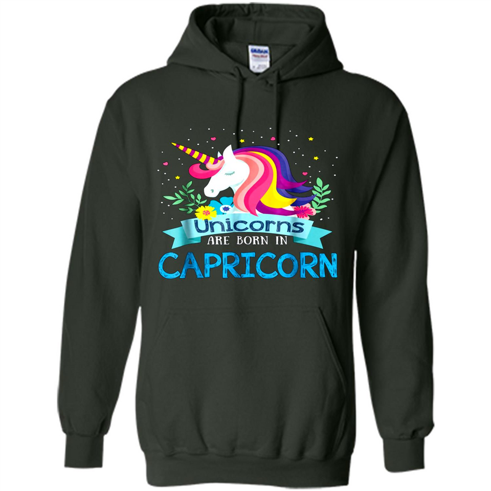 Unicorns are born in Capricorn Birthday Rainbow Gift Custom Ultra Cotton