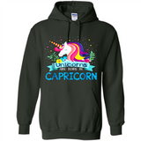 Unicorns are born in Capricorn Birthday Rainbow Gift Custom Ultra Cotton