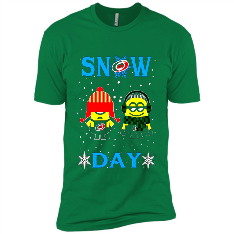 Snow Day Shirt For Carolina Hurricanes Vs Minion Fans pingpong