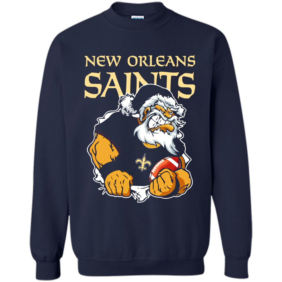 Grumpy Santa Claus New Orleans Saints Football Team PINGPONG