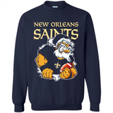 Grumpy Santa Claus New Orleans Saints Football Team PINGPONG