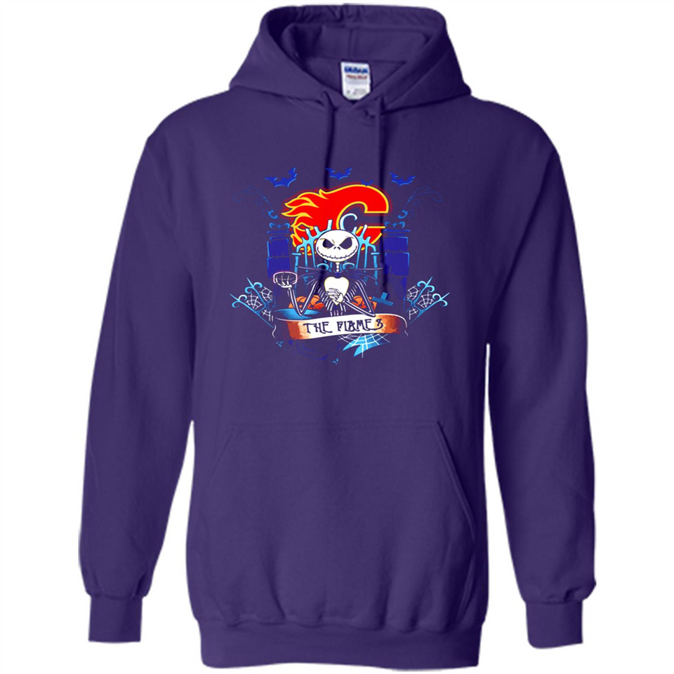 Calgary Flames Halloween The Nightmare Before Christmas - Hoodie