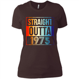 Retro Straight Outta 1975 43 Years Old - Ladies' Boyfriend T-Shirt