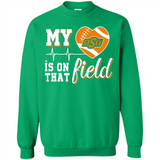 Oklahoma State Cowboys Football My Heart is on that Field - Sweatshirt