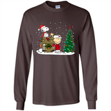 Arizona Cardinals Snoopy The Peanuts Movie Christmas Football Super Bowl pingpong - Long Sleeve T-Shirt