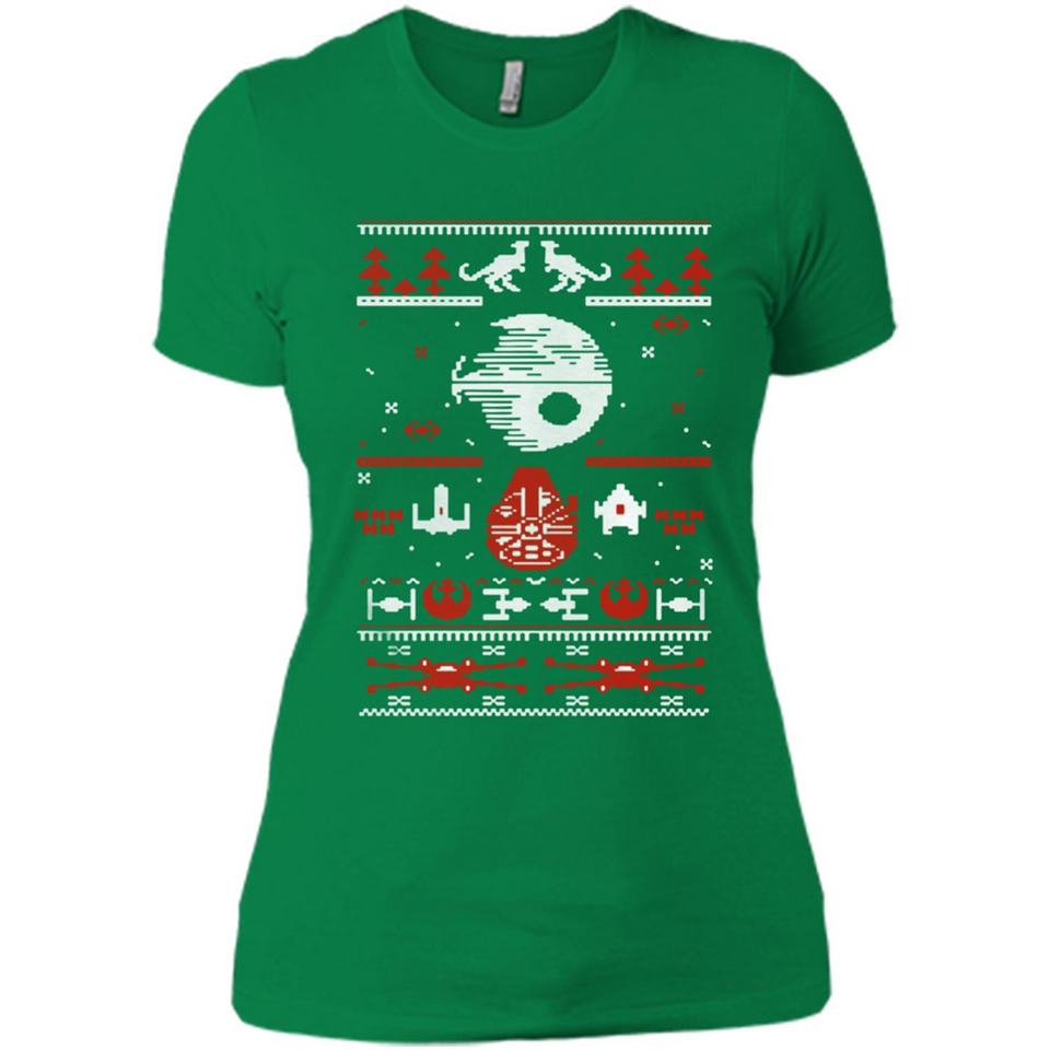 Star Wars Ugly Christmas Sweater - Ladies' Boyfriend T-Shirt