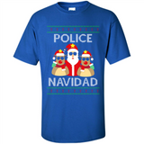 FUNNY POLICE NAVIDAD T-SHIRT Santa Christmas Party - Shirt