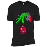 GRINCH HAND HOLDING COLORADO ROCKIES GLITTER CHRISTMAS PINGPONG