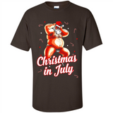 Christmas In July - Funny Dancing Santa - Shirt