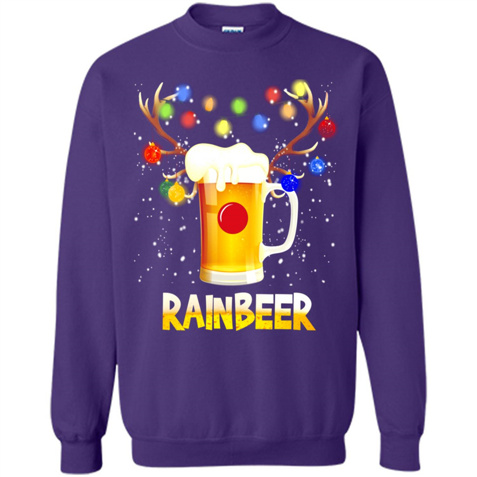 Rainbeer Christmas Reindeer Beer Drinking