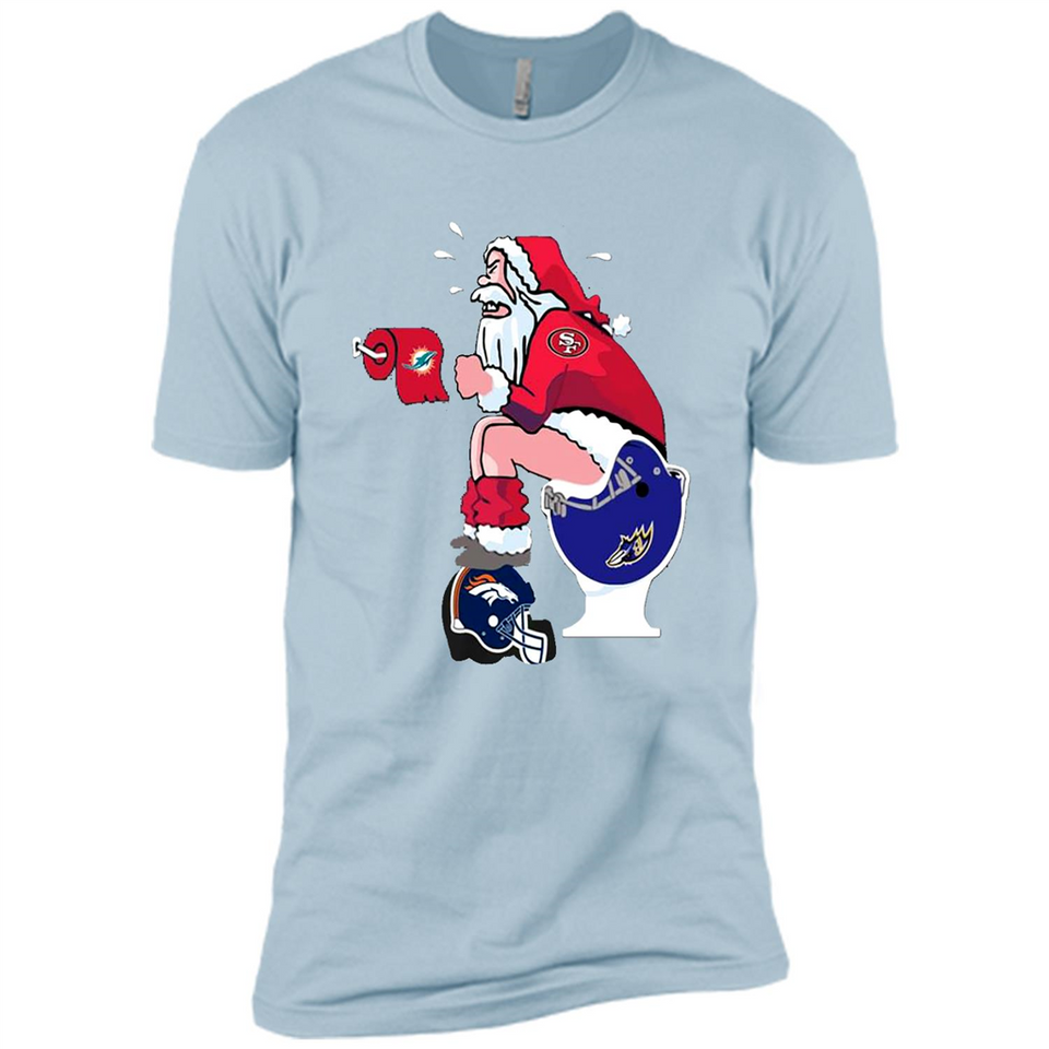 San Francisco 49ers Santa Claus Toilet