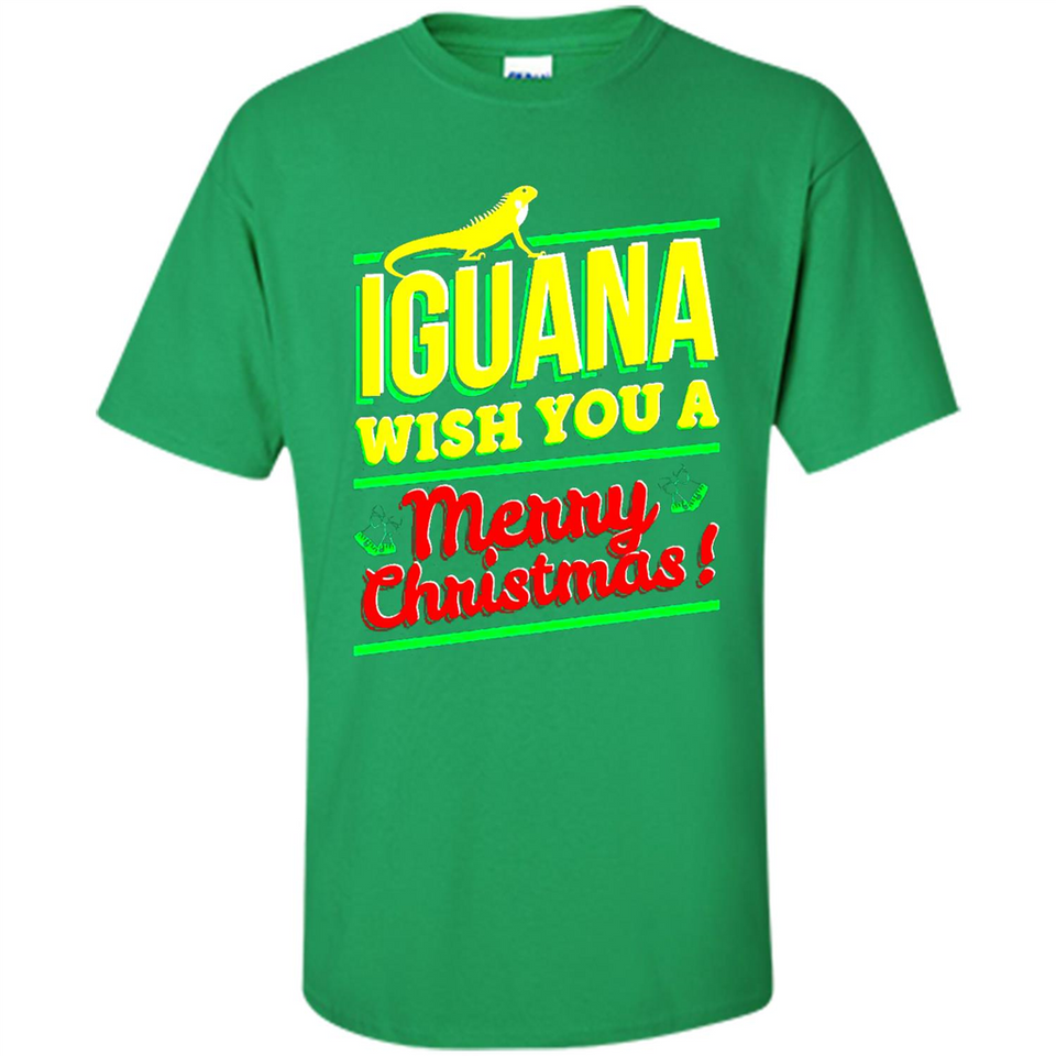 Iguana Wish You A Merry Christmas Animal - Shirt