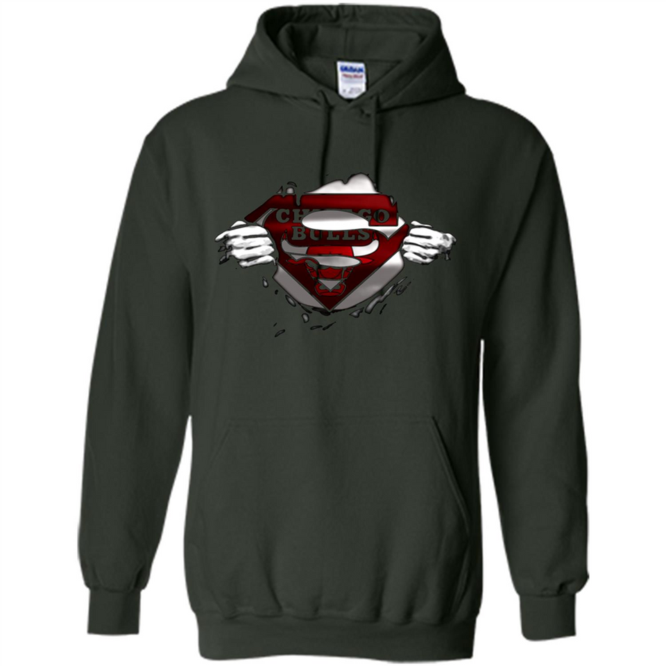 Chicago Bulls And Superman Fans - Hoodie