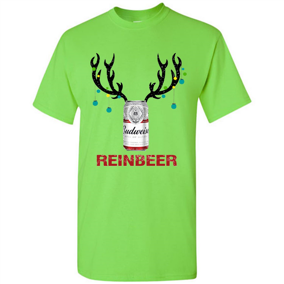 Budweiser Reinbeer Funny Beer Reindeer Christmas Sweatshirt - Shirt