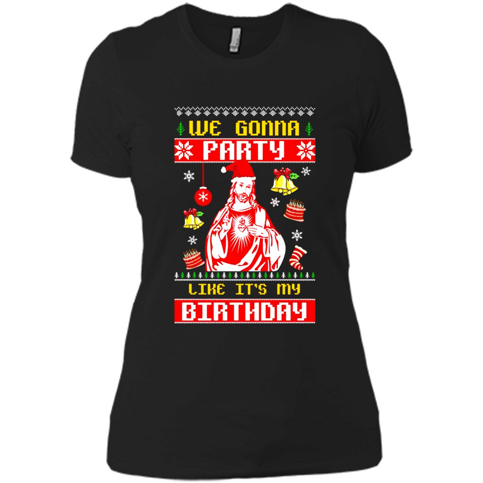 We Gonna Party Like It's My Birthday Jesus Christmas PINGPONG
